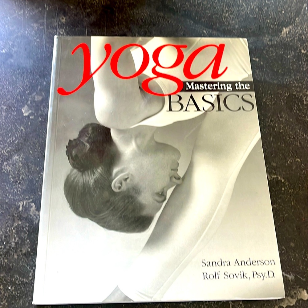 EUC Yoga Basics large paper back instruction book.